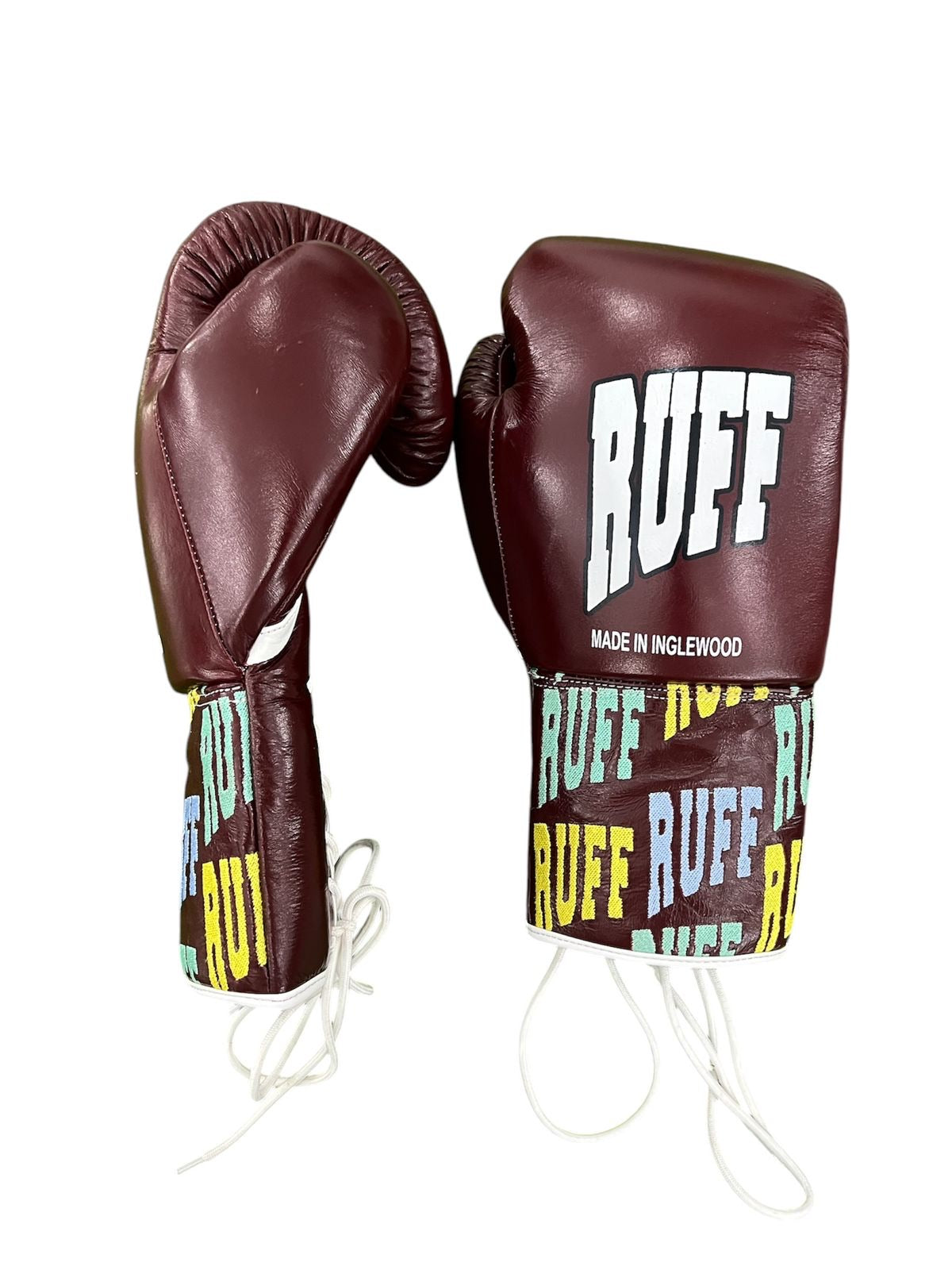 RUFF “City of champs” pro lace up gloves (Maroon edition)