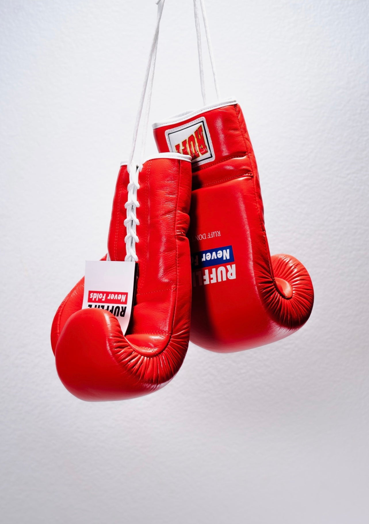 RUFF Pro Lace Up Training Gloves 
(Red 16oz)