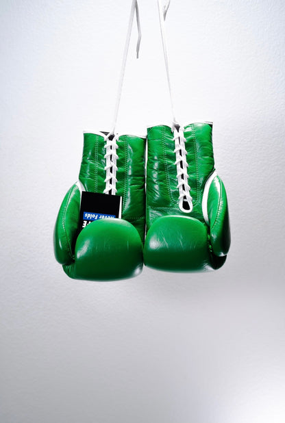RUFF Pro Lace Up Training Gloves (Pine Green 16oz)