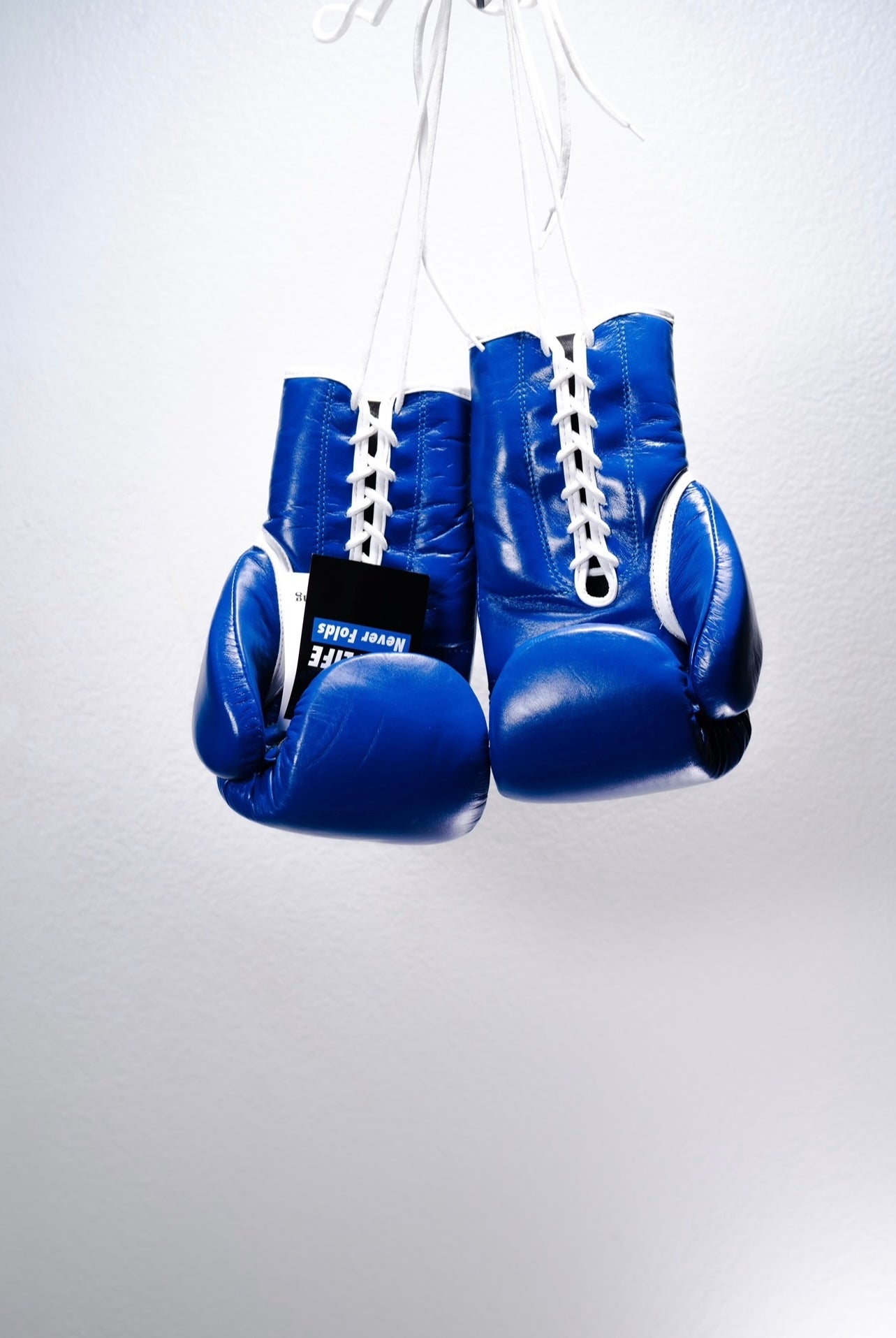 RUFF Pro Lace Up Training Gloves 
(Blue 14oz)
